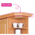 Koruna /ozdobná lišta ke skříňce W60/60 LC, olše,  LORA NEW MDF LC KLASIK