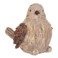 Ptáček - figurka z polyresinu, imitace dřeva Ptáček - figurka z polyresinu, imitace dřeva