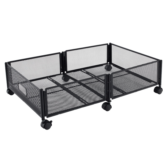 Organizér pod postel s kolečky, černá, TOMKO TYP 1