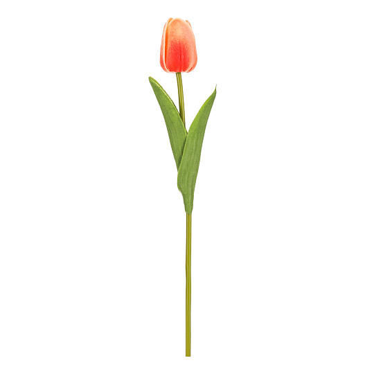 Tulipán pěnový - umělý řezaný, barva lososová