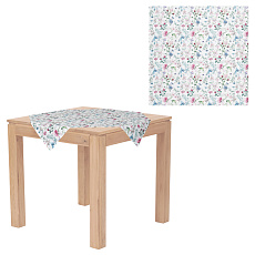 Ubrus - mix kvítí, 100% polyester, 80 x 80 cm Ubrus - mix kvítí, 100% polyester, 80 x 80 cm