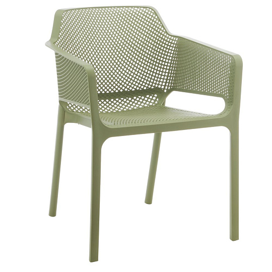 Stohovatelné křeslo, zelená, LAVTON