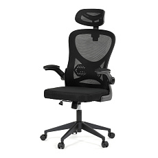 Kancelářská židle, houpací mechanismus, černá, KA-K2021 BK
