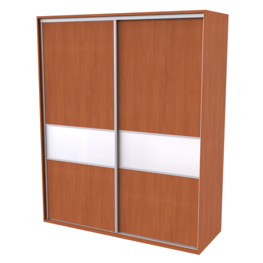 NÁBYTEK MIKULÍK s.r.o. FLEXI 2 - šatní skříň dveře dělené sklem lacobel, 180/200/220 x 220/240cm Šířka: 200cm, Výška: 240cm, Dekor: olše