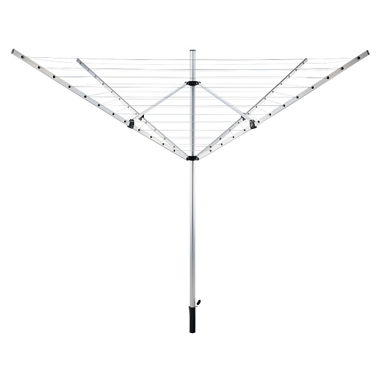 Zahradní sušák na prádlo, stříbrná/černá, 50 m, ROTARY NEW TYP 1