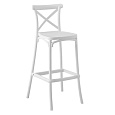 Barová židle, bílá, SAVITA TYP 2