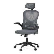 Kancelářská židle, houpací mechanismus, šedá, KA-K2021 GREY