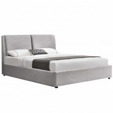 Postel s úložným prostorem, šedá látka, 160x200, GULIA 2 NEW Postel s úložným prostorem, šedá látka, 160x200, GULIA 2 NEW