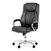 Kancelářské křeslo, houpací mechanismus, šedá ekokůže, KA-F1385 GREY