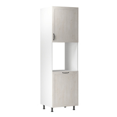 Potravinová skříňka, bílá/sosna skandinávská, pravá, ROYAL D60P Potravinová skříňka, bílá/sosna skandinávská, pravá, ROYAL D60P