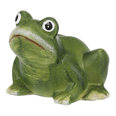 Žába - keramická figurka, vel. S, zelená Žába - keramická figurka, vel. S, zelená