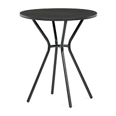 Zahradní stůl 60x60cm, kov, plast, černá, AZT-H1021 BK Zahradní stůl 60x60cm, kov, plast, černá, AZT-H1021 BK