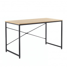 Psací stůl dub / černá, 120x60 cm, MELLORA Psací stůl dub / černá, 120x60 cm, MELLORA
