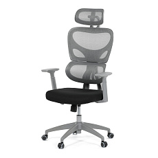 Kancelářská židle, houpací mechanismus, šedá, KA-K2081 GREY