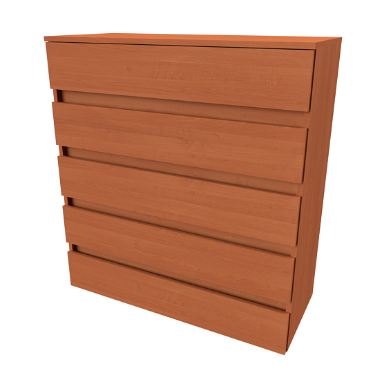 NÁBYTEK MIKULÍK s.r.o. TARA XXL - komoda se zásuvkami bez úchytek, 90 až 100cm × 110 × 43cm Šířka: 100cm, Dekor: olše