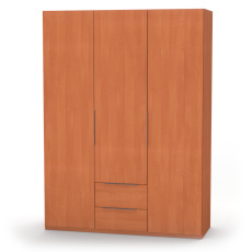 NÁBYTEK MIKULÍK s.r.o. VARIO XL - šatní skříň, 150x52x205cm Dekor: olše, Úchytka: Černá NÁBYTEK MIKULÍK s.r.o. VARIO XL - šatní skříň, 150x52x205cm Dekor: olše, Úchytka: Černá