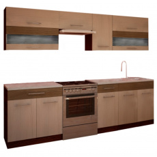 Kuchyňská linka, rigolletto light / dark, wenge, JURA NEW IA ZS Kuchyňská linka, rigolletto light / dark, wenge, JURA NEW IA ZS