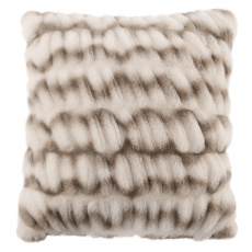 Polštář, bílá / taupe, 45x45, VANKE TYP 2 Polštář, bílá / taupe, 45x45, VANKE TYP 2