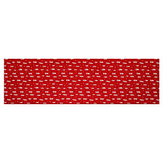 Běhoun červený - vánoční , 100% polyester, 40 x 150 cm Běhoun červený - vánoční , 100% polyester, 40 x 150 cm