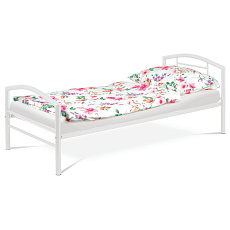 Jednolůžková postel 94x207cm, kov, bílá, BED-1900 WT Jednolůžková postel 94x207cm, kov, bílá, BED-1900 WT