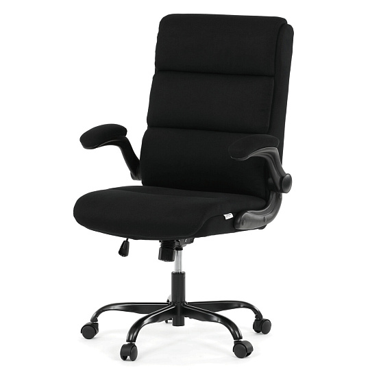 Kancelářské křeslo, houpací mechanismus, černá látka, KA-K3104 BK