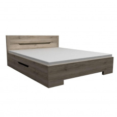 Postel s úložným prostorem, dub sonoma tmavý, 160x200, Betino DA-26 Postel s úložným prostorem, dub sonoma tmavý, 160x200, Betino DA-26