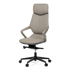 Kancelářské křeslo, houpací mechanismus, šedá ekokůže, KA-T8426 GREY Kancelářské křeslo, houpací mechanismus, šedá ekokůže, KA-T8426 GREY