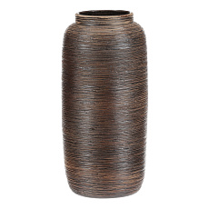 Váza keramická - zaoblená, 35 cm, hnědá Váza keramická - zaoblená, 35 cm, hnědá