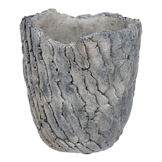 Obal betonový - imitace zkamenělé kůry, barva šedá Obal betonový - imitace zkamenělé kůry, barva šedá