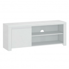 TV stolek 1D / 160, bílý lesk, LINDY TV stolek 1D / 160, bílý lesk, LINDY