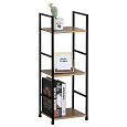 Regál, mdf, hnědá, GD-213 OAK