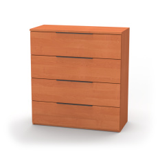 NÁBYTEK MIKULÍK s.r.o. VARIO 4 - komoda, 80x86.5cm Dekor: olše, Úchytka: Černá NÁBYTEK MIKULÍK s.r.o. VARIO 4 - komoda, 80x86.5cm Dekor: olše, Úchytka: Černá
