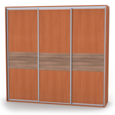 NÁBYTEK MIKULÍK s.r.o. ONYX 3 - třídveřová šatní skříň, dělené dveře, 210 až 270cm x 220/240cm Šířka: 210cm, Výška: 220cm, Dekor: olše NÁBYTEK MIKULÍK s.r.o. ONYX 3 - třídveřová šatní skříň, dělené dveře, 210 až 270cm x 220/240cm Šířka: 210cm, Výška: 220cm, Dekor: olše