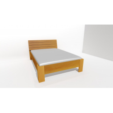 Dvoulůžko SENTA II : 120 x 200 cm ( čela tl.25mm , bočnice 25mm ) Dvoulůžko SENTA II : 120 x 200 cm ( čela tl.25mm , bočnice 25mm )