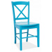 Jídelní židle CD 56 celodřevěná modrá