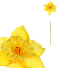 Narcis - umělý květ na stonku, žlutý Narcis - umělý květ na stonku, žlutý