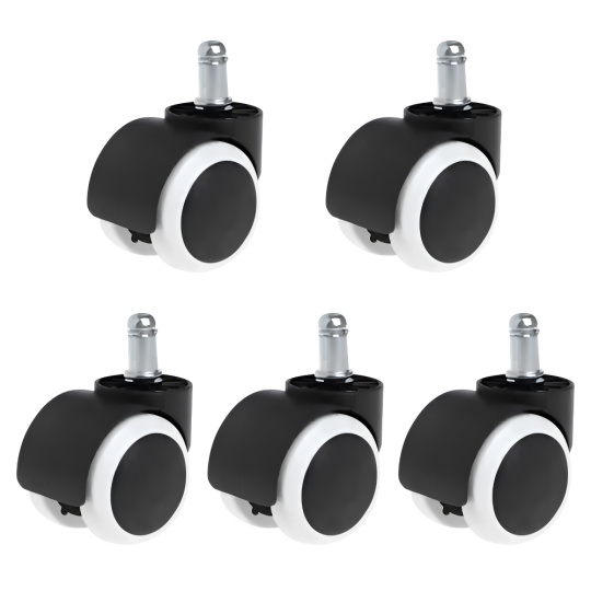 Kolečko, set 5 ks, černá/bílá, KOLEČKO TYP 2